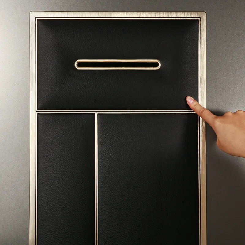 

Niche Bathroom Metal Embedded Trash Can Cabinet Finished Tissue Box