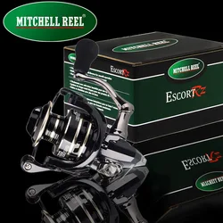 MITCHELL REEL Fishing Reel 5.2:1 Gear Ratio Full Metal Spinning Reel 12KG Max Drag Trout Carp Bait Reel Pesca