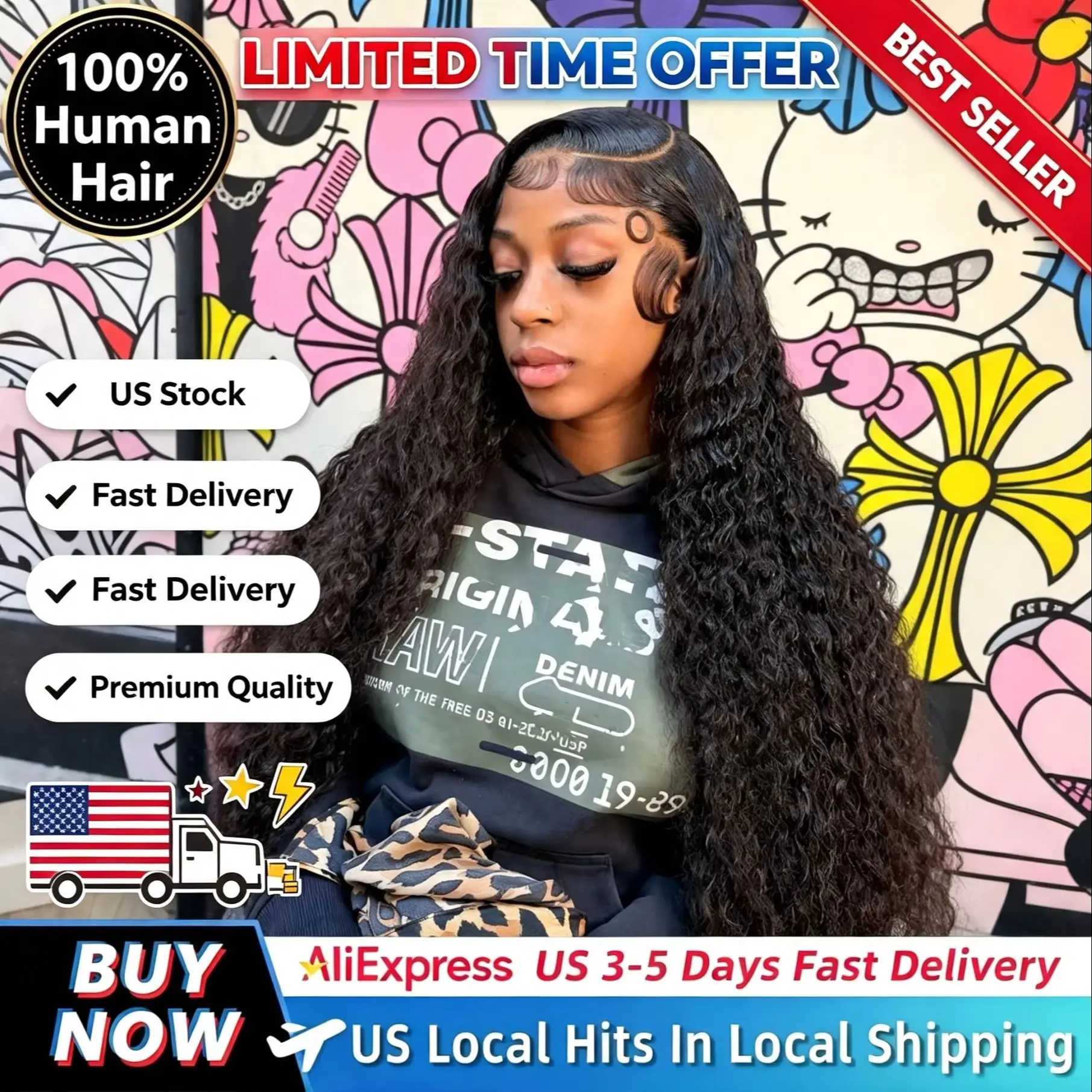 100% Human Hair 250% Density 36 Inch Wigs Kinky Curly Jerry Curly Human Hair Wig 13x4 13x6 HD Lace Frontal Wig 4x4 360 Brazilian