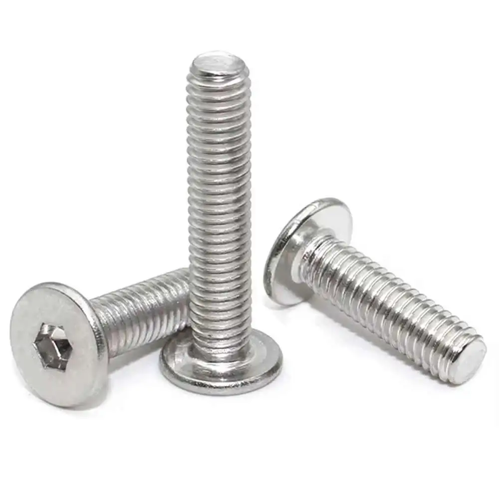 5-50 قطعة M1.6 M2 M2.5 M3 M4 M5 M6 M8 304 الفولاذ المقاوم للصدأ سم رقيقة جدا شقة رئيس الانظار C-الرئيس مسدس المقبس مسامير