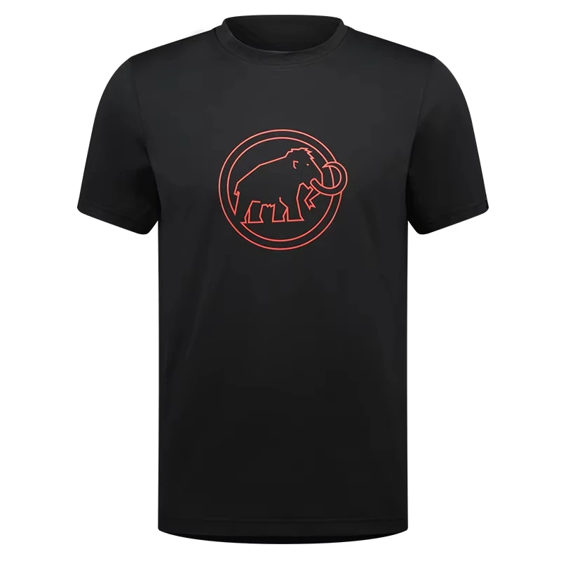 

2025 Summer American Fashion Explosion Pure Cotton Round Neck T-shirt Men's Fitness Sports Loose Printed T-shirt Top