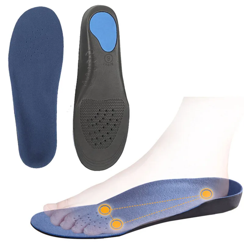 Flat Feet Arch Support Insoles Orthotic Height 3cm Taller Cushion 3D Premium Comfortable Plush Cloth Orthopedic Insoles Foot Pad