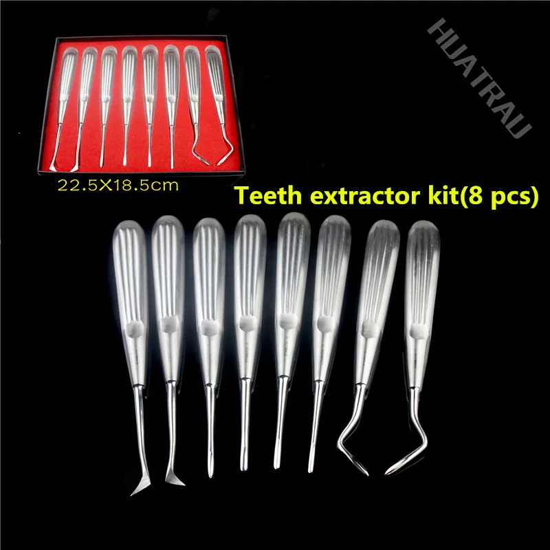 1kit Dental Material Medical Dental Instruments with Minimally Invasive Extraction of Teeth, Punching Root Tip and Punching Suit