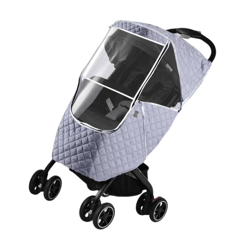 ฤดูหนาวรถเข็นเด็กทารกฝาครอบป้องกันWindproof Universal Dustproof Weather Shieldรถเข็นเด็กทารกPram Rain Cover