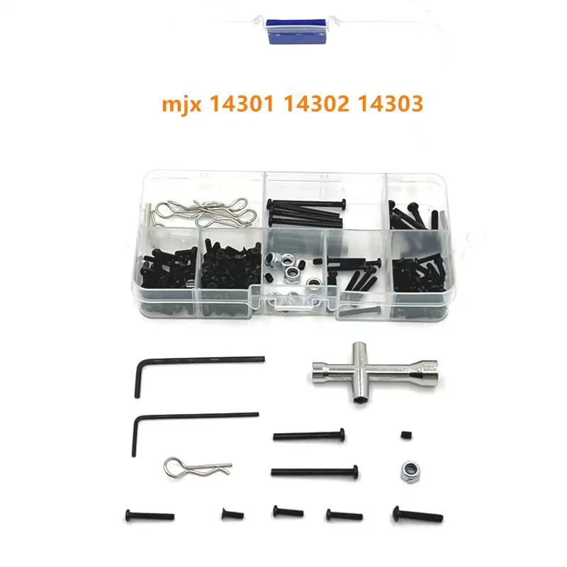 

183PCS Screw Tool Box Suitable For MJX 1/14 14301 14302 14303 RC Car Parts