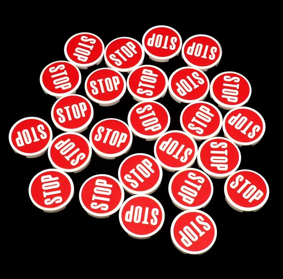 

Печать с рисунком STOP 14769, аксессуары для модели городской школьного автобуса, совместимые с игрушками LEGO с мелкими частицами