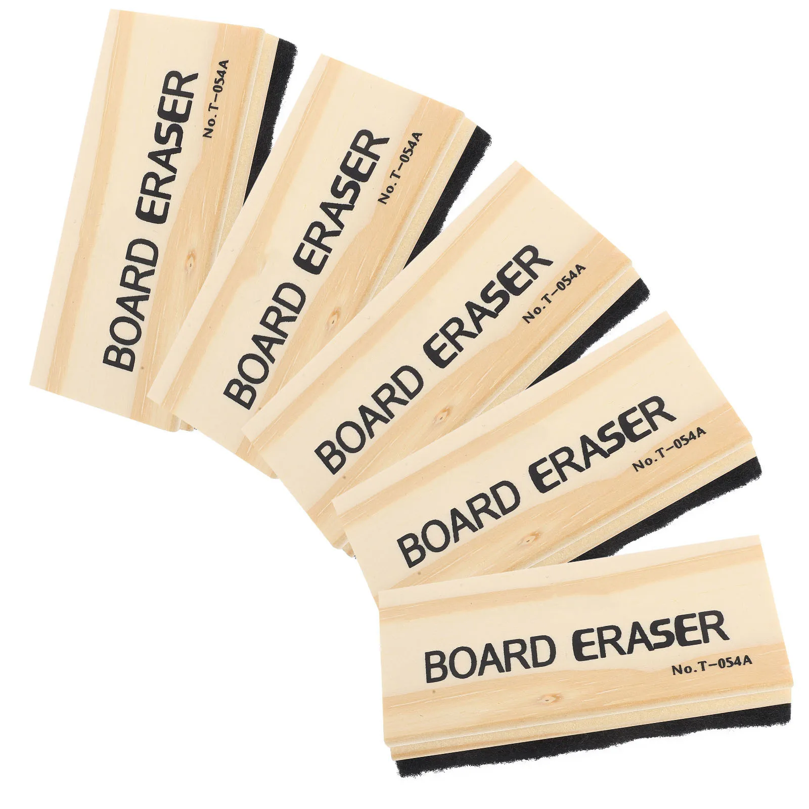 

2Pcs Wooden Blackboard Eraser Lightweight Convenient Fiber Felt Chalkboard Dry Eraser for Teachers Parent-Child Games