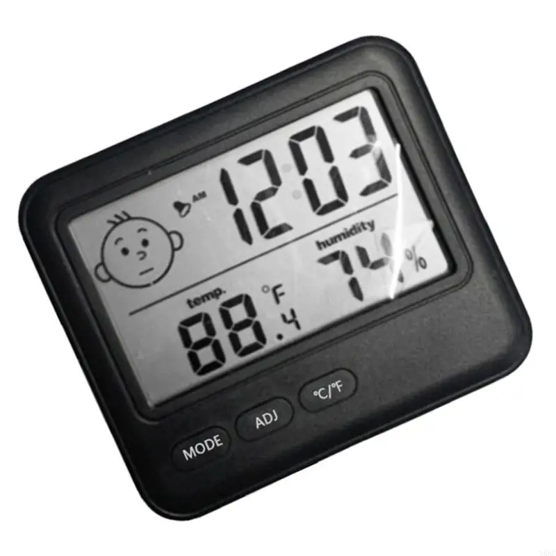 N58c Temperatura interna umidità Orologio Digital igrometro digitale preciso con display facile da leggere