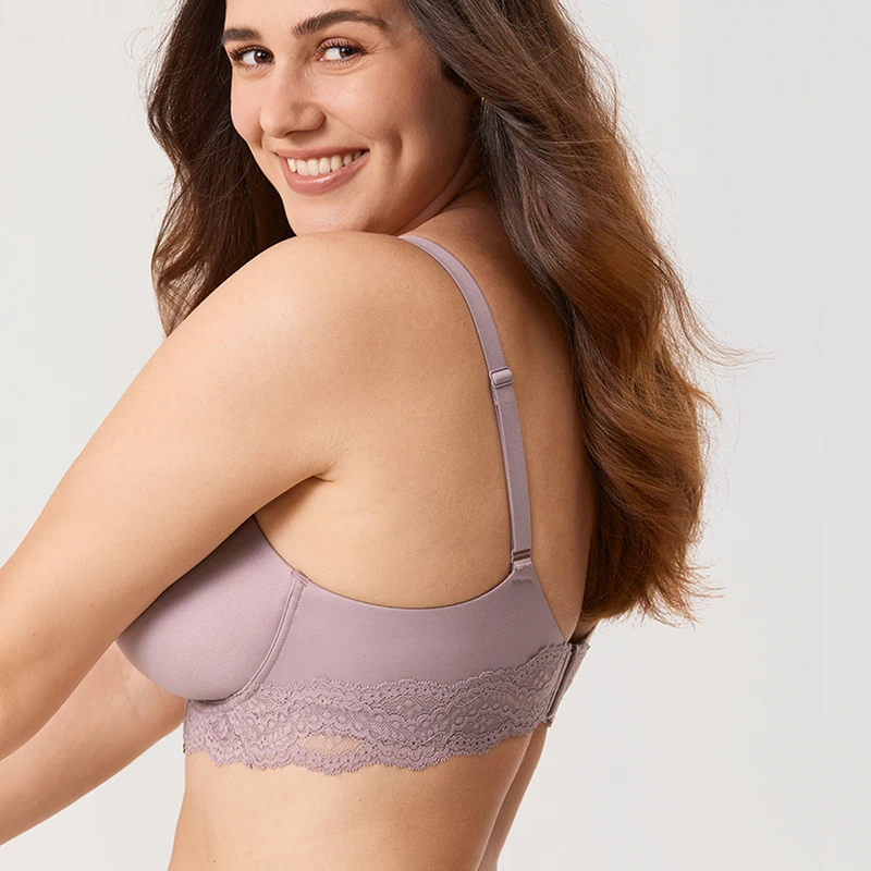 Voedingsbeha's voor dames Voor borstvoeding Gladmakend Kant Draadloos Draadloos Gladmakend Moederschap Zwangerschap Bralette B-DD E 32-40 42