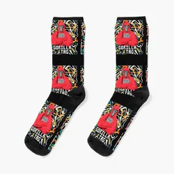 Gorilla Tag cools red 2 calcetines florales para hombre y mujer, calcetines cálidos de invierno, divertidos