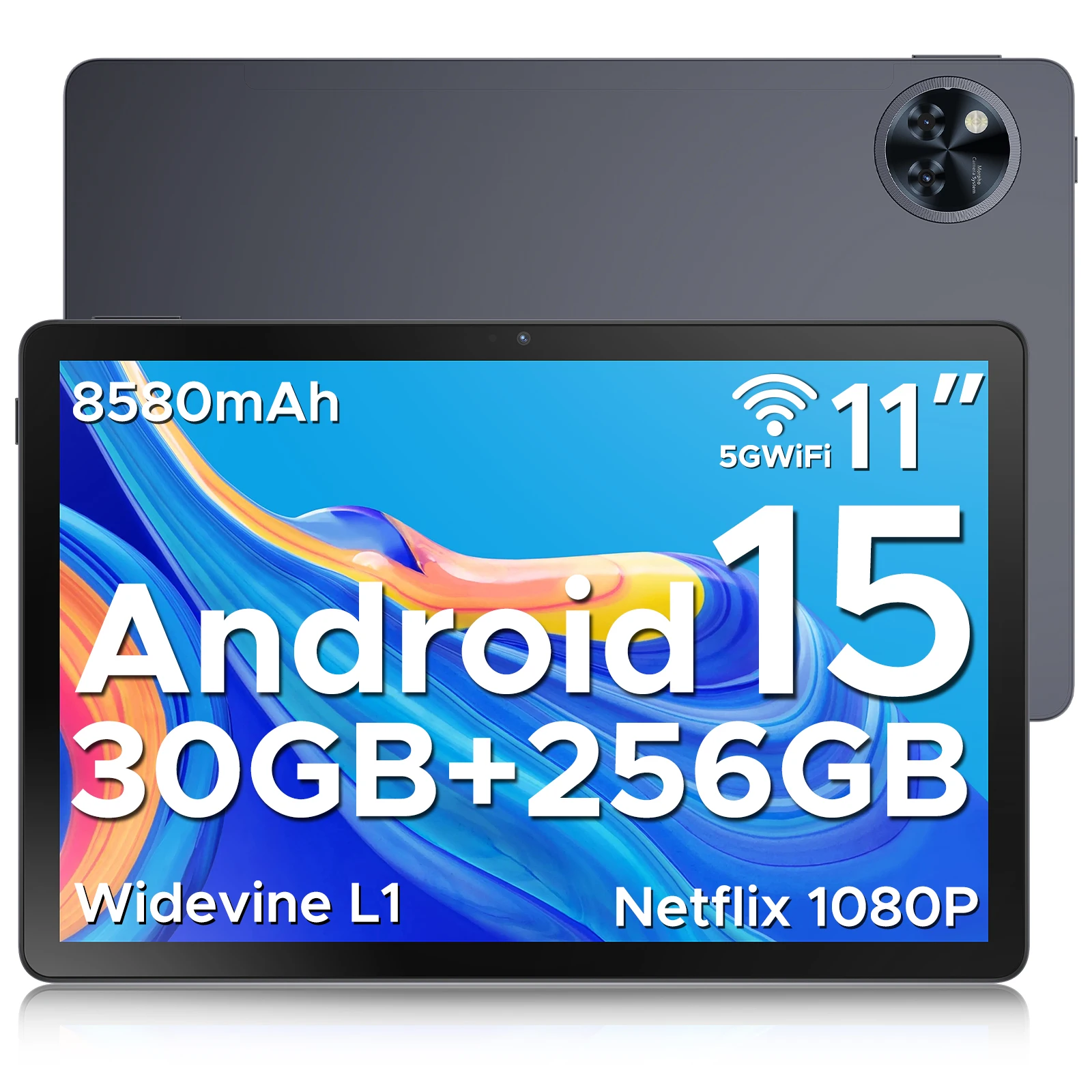 Globale versie DOOGEE U11 Pro Android 16 Tablet PC 11 inch ultraheldere 90Hz scherm 30GB (6 + 24) 256GB mAh batterij tablet
