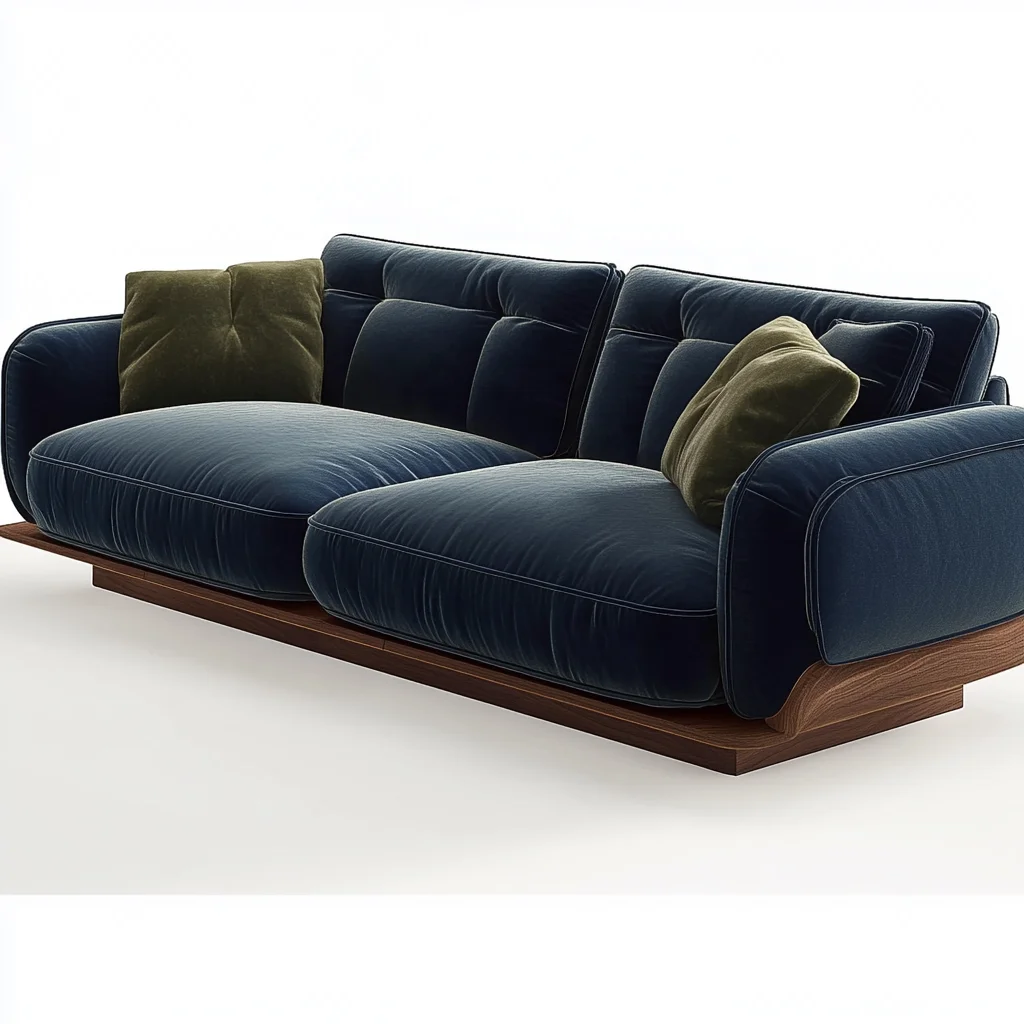 

Customizable European Style Modern Sofa Set Reclining Simple Living Room Art Wood Legs Corner For Indoor Use Leather Velvet