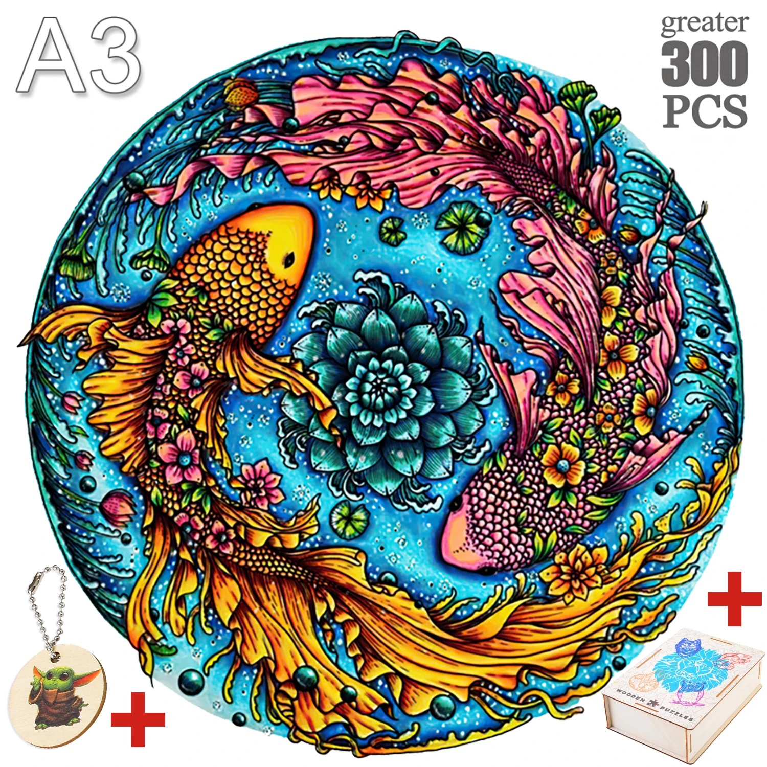 Fabulous Wooden Puzzles Brightly Colored Disc Beautiful Disc Jigsaw Puzzles Superb Educational Toys Gifts For Kids Adults