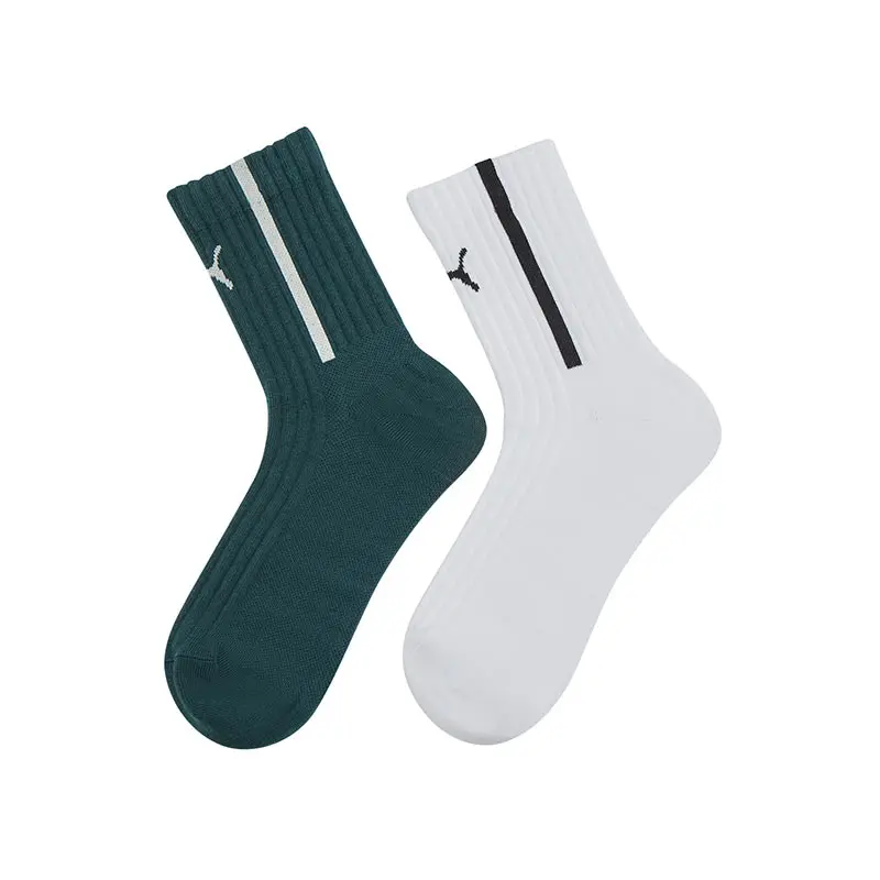 

Puma две пары белых и зеленых спортивных повседневных длинных носков Мужские носки Женские носки 94742902