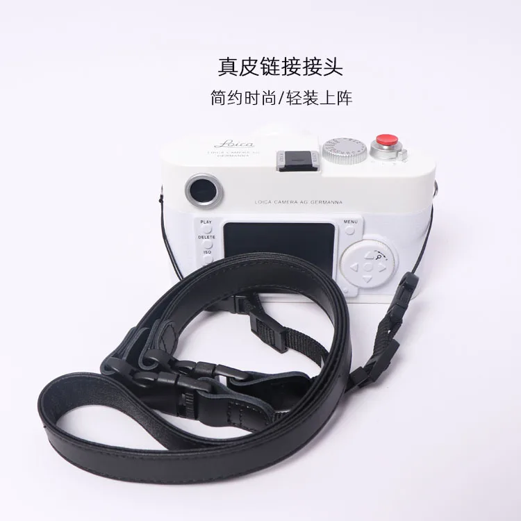 Black Mirrorless Digital Camera Shoulder Strap SLR Fashionable Simple Camera Strap
