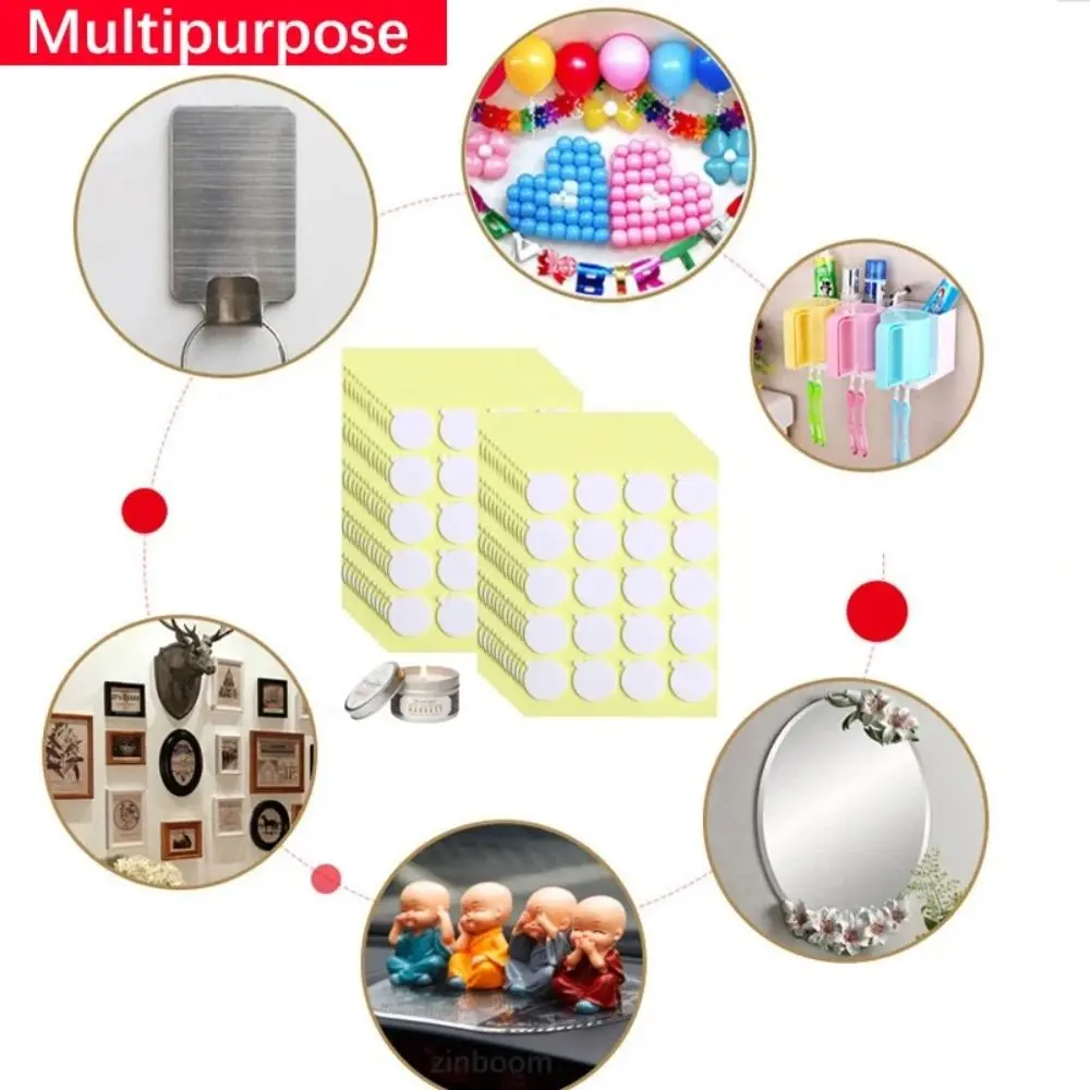 240PCS Heat Resistance Candle Wick Stickers Double-Sided Stickers Wax Wick Sticker Adhesive DIY Candle Wick Glue Candle Making