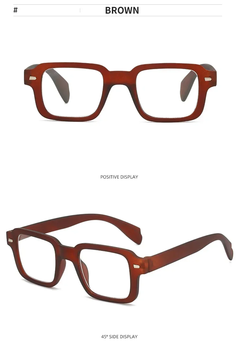 Presbyopie-Lesebrille, Unisex, Retro-Stil, leicht, UV-Schutz, für Männer und Frauen, täglicher Gebrauch – Detail 16