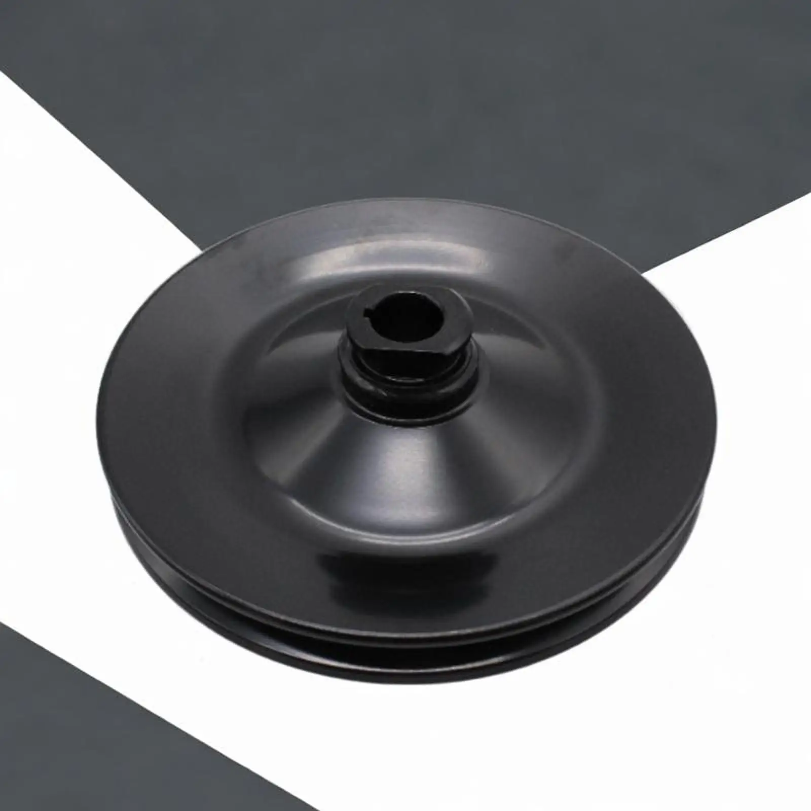 

Power Steering Pulley Accessories Repair Parts Black Easy Installation High Performance Single Groove for Pontiac 1965-1979