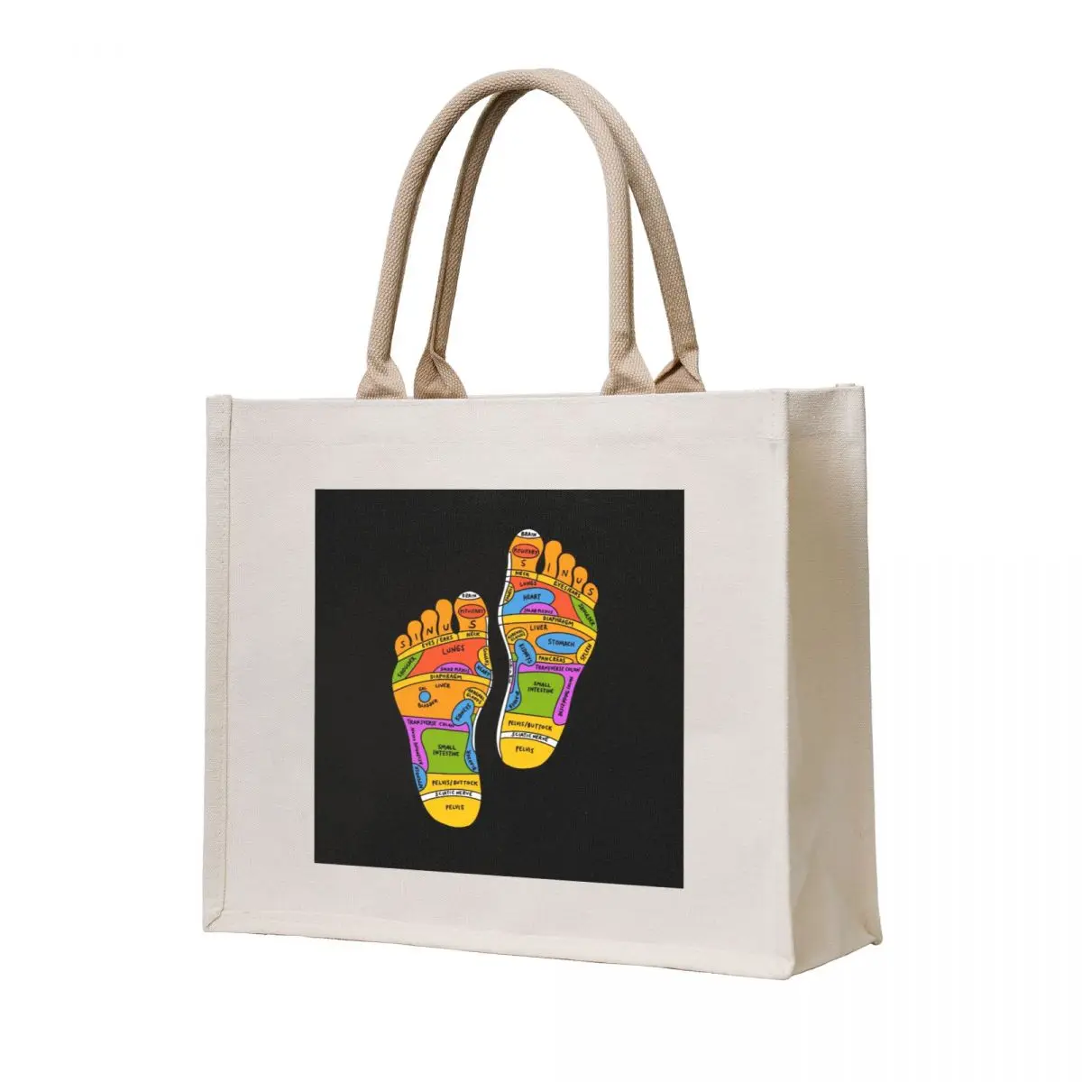 

Reflexology - Reiki Feet Tote Bag shopping bag cute pouch bag tote bags men Women's