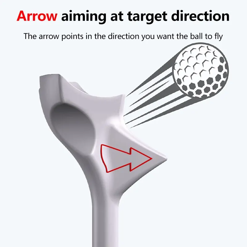 Golf Tees 10° Diagonal Insert Golf Ball Holder Increases Speed Golf Training Ball Tee with Package Golf Gift Accessories