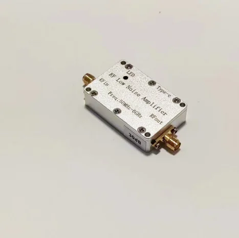 RF Low-noise Amplifier 30dB High Gain Pre LNA Small Signal Receiving Amplifier 50M-6GHz