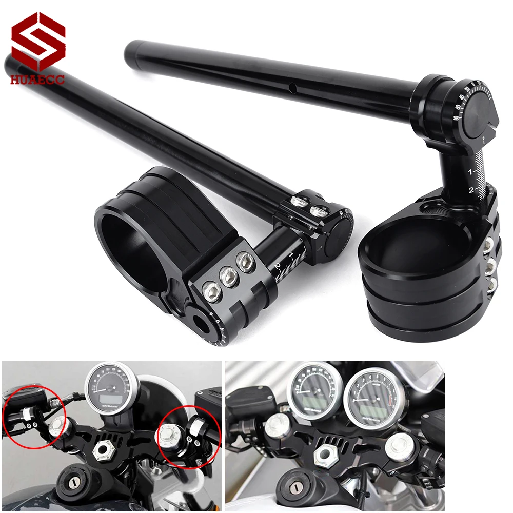 Motorcycle Clip on Ons Fork Riser Adjustable Handlebar Fork Clamp for Honda CBR650R CBR 650R 650 R 2019-2022 CBR600 2005-2021