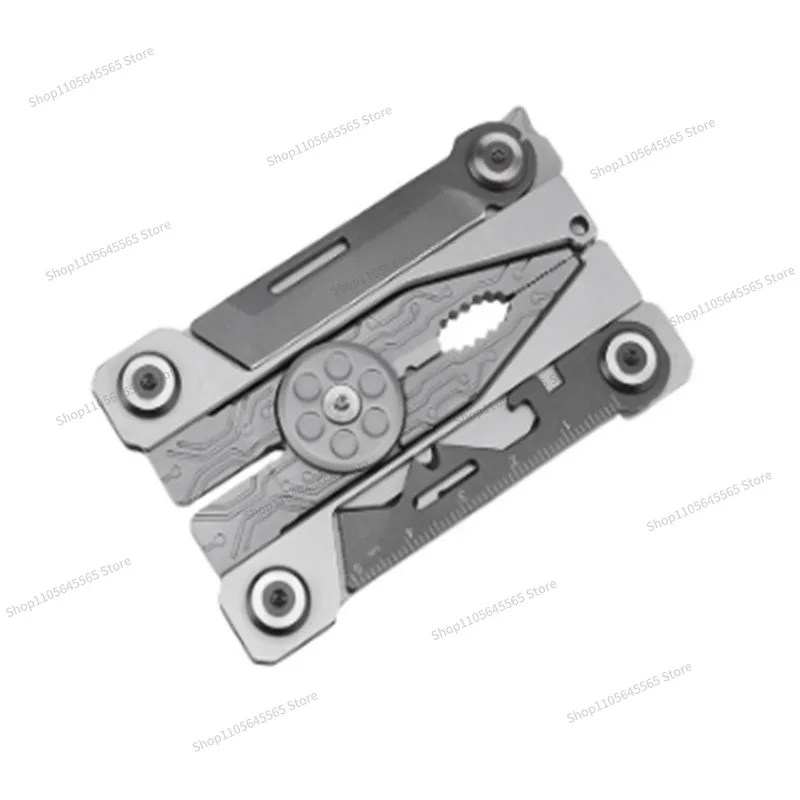 For EDC Tool Set Outdoor Knife Folding Knife 14 Functions Screwdriver Portable Tools