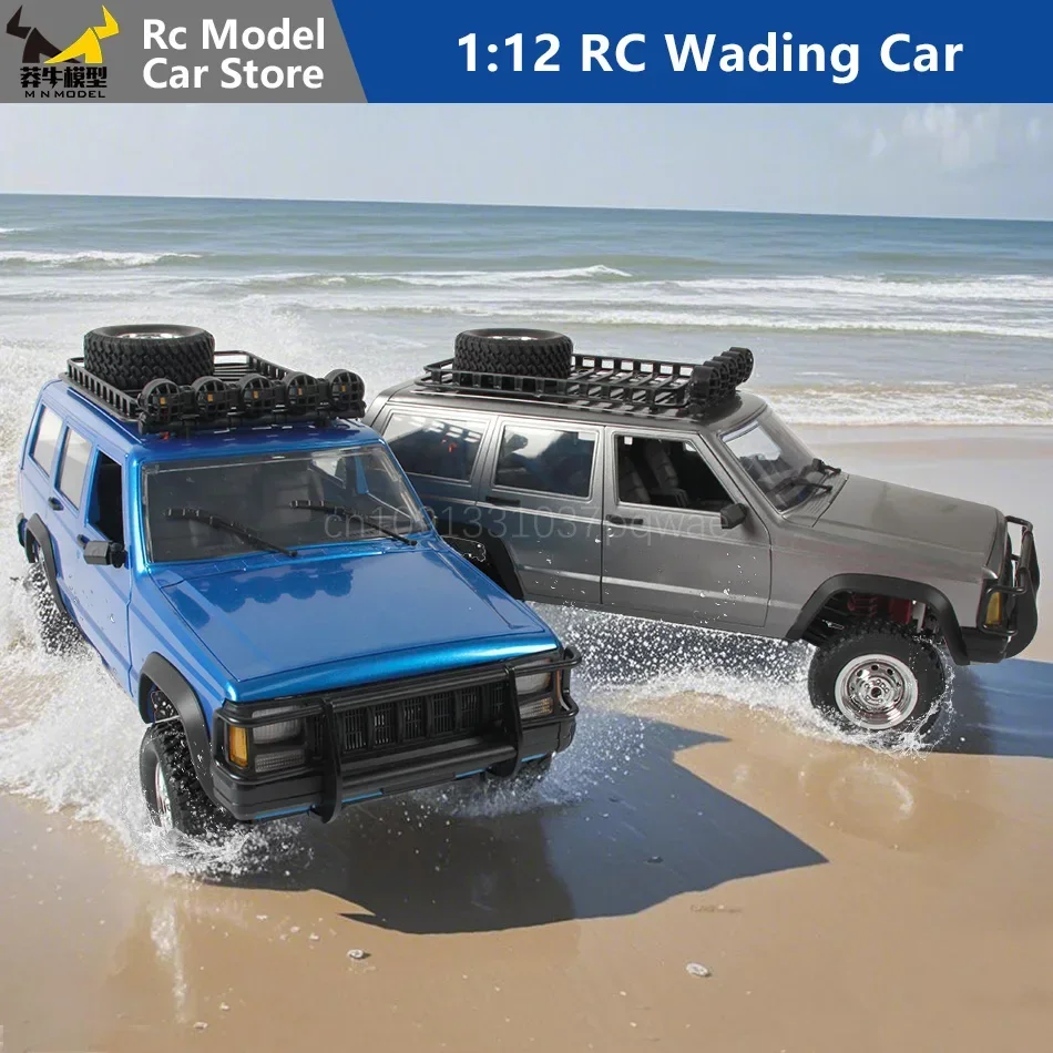 

MN MODEL 1:12 4WD RC Wading Off-road Car Water Diving Rock Crawler All Terrain Vehicle Climbing Truck Toy for Adult Holiday Gift