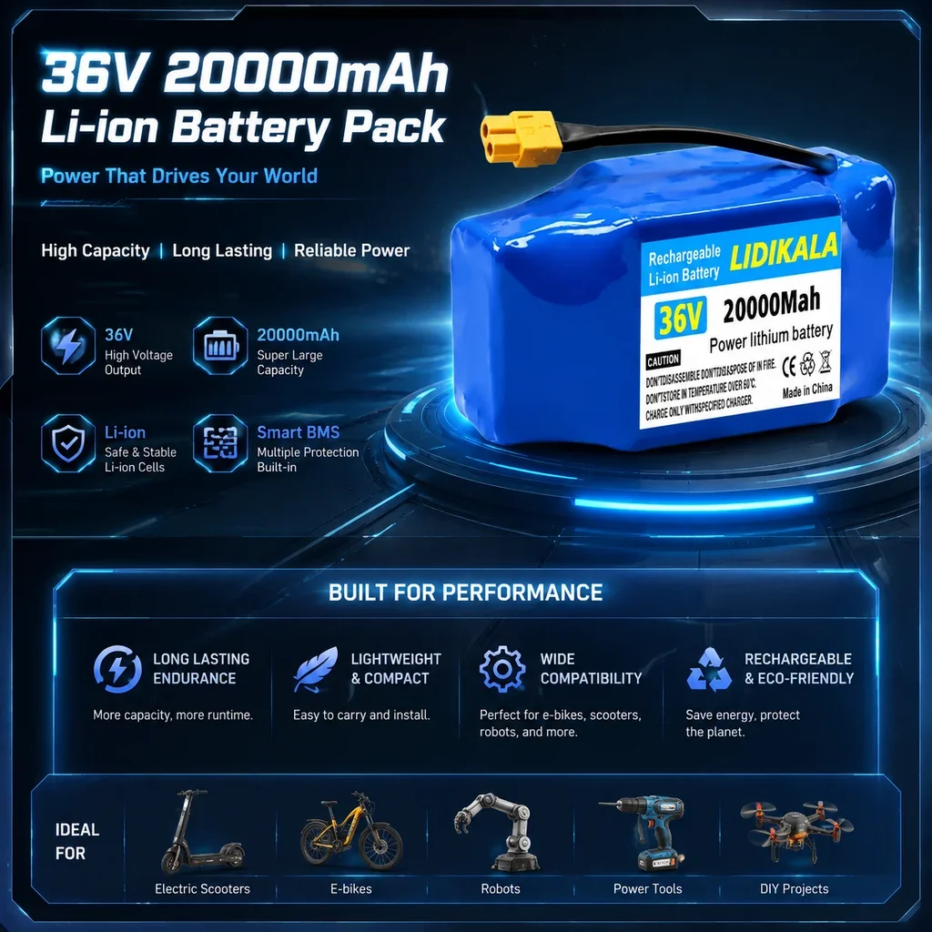 Batteria al litio Greenworks 40V MAX da 9,0 Ah, batteria ricaricabile con sistema di protezione intelligente, compatibile con tutti gli utensili da giardino senza fili Greenworks 40V.