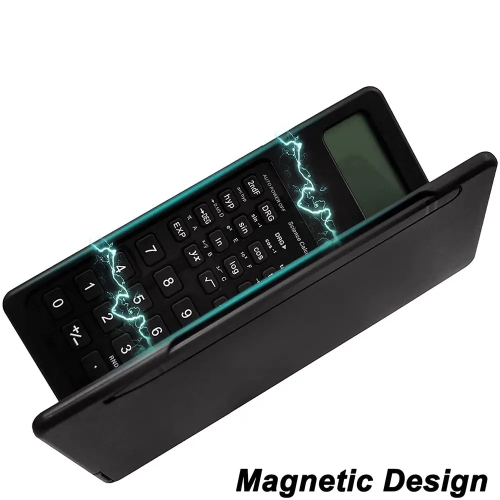 Digital Drawing Pad Foldable Desk Scientific Calculators with an Erasable Writing Tablet 10-Digit Digital Large Display