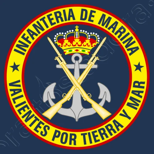 Infanteria De Marina Española. Spanish Marine Corps T-Shirt. Premium Cotton Short Sleeve O-Neck Mens T Shirt New S-3XL