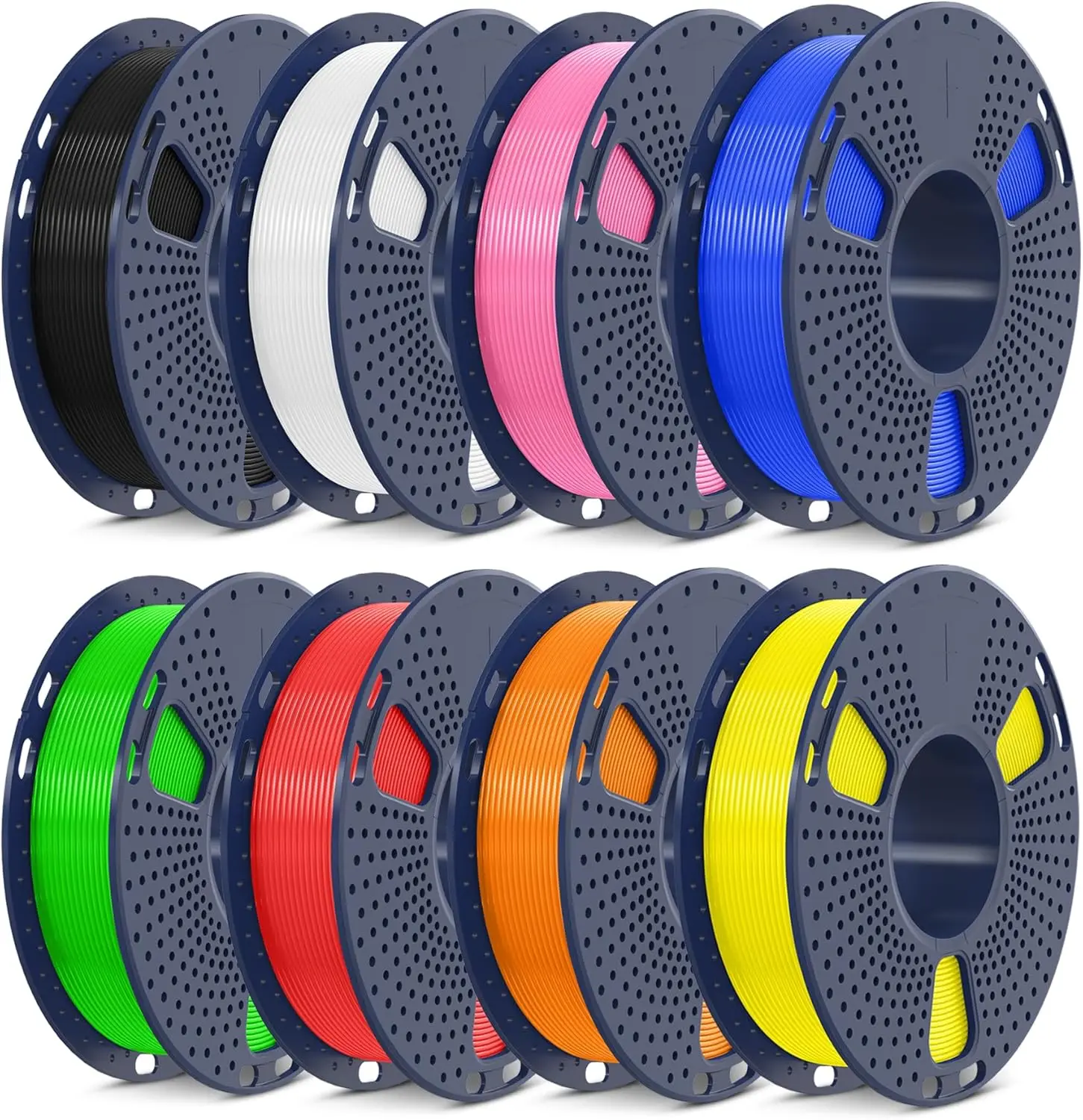 

High Speed PLA Filament Mini Pack, 30-600mm/s Print Range, 250g/Spool, Multi-Color Bundle