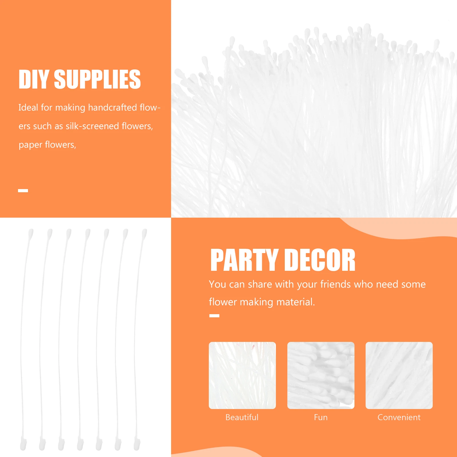 

Simulated Floral Material Bulk Realistic Flower Buds for DIY Crafts Wedding Party Decor Silk Screen Paper Flowers