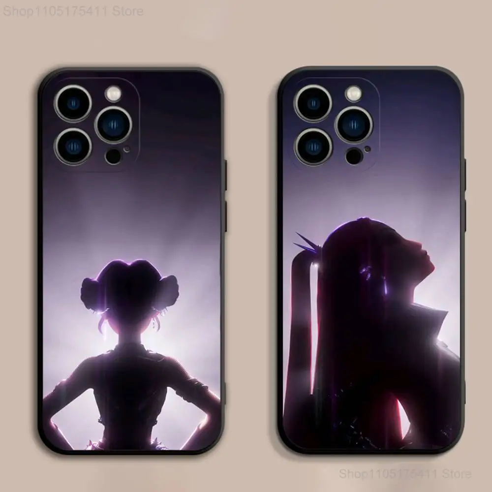 

D-Demon H-Hunters K-KPOP Phone Case For iPhone 17,16,15,14,13,12,Pro,Max,Plus,E,SE4,Air,Mini Black Soft Cover