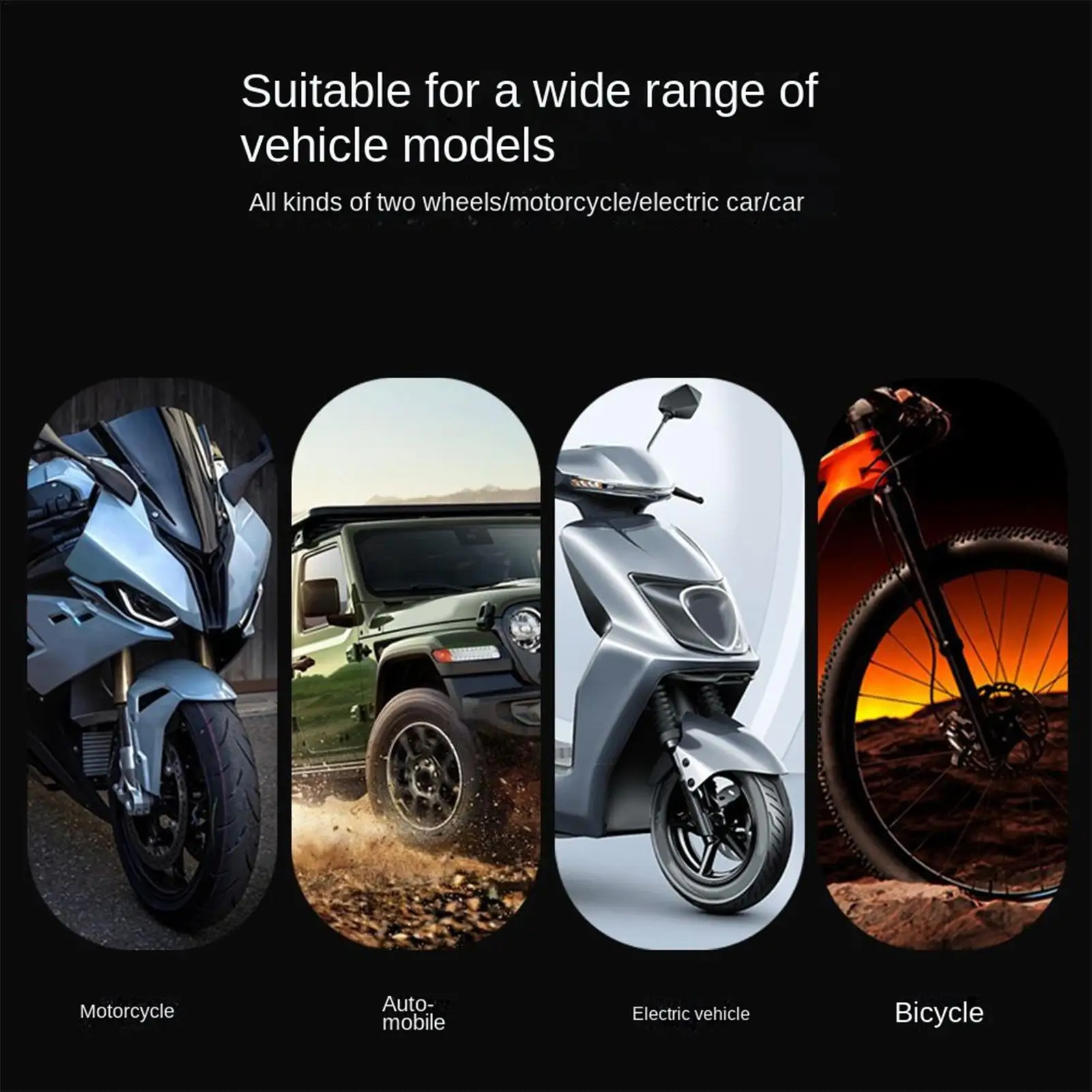 Air Pressure Gauge For Tires Cordless Real Time Wheel Monitor System Motorbike Tire Pressure Sensor For Home Garage Workshop
