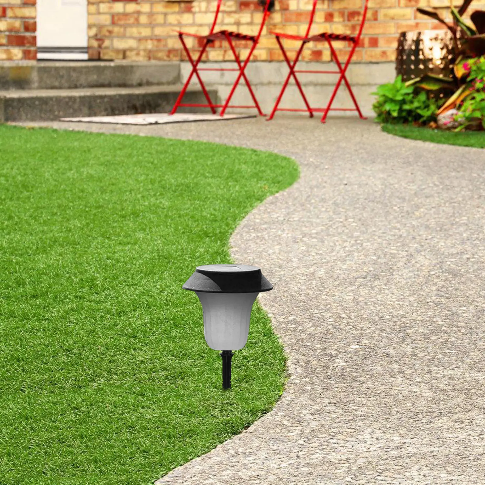 Outdoor Lighting Ground Fixtures - 8 peças de estacas de plástico