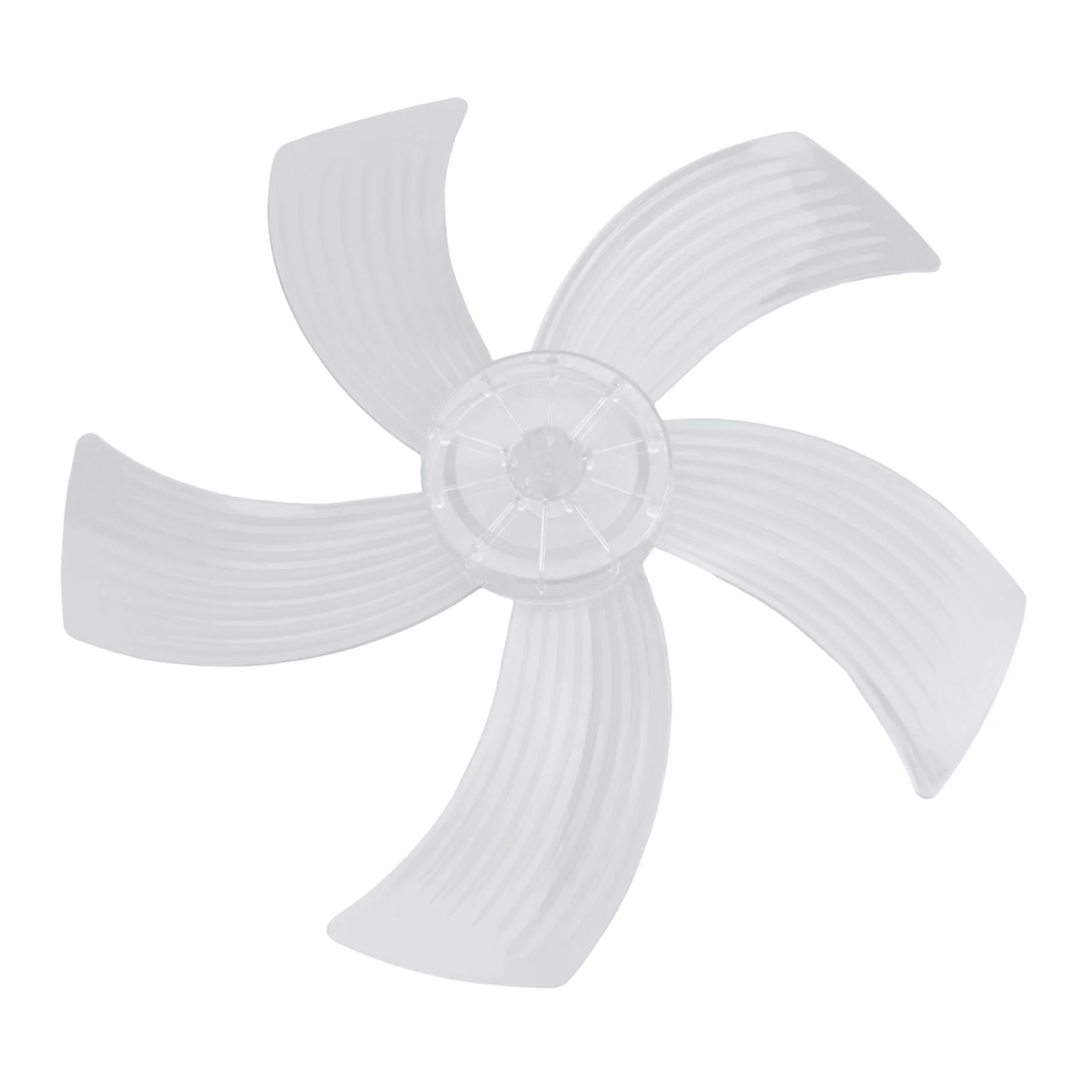 

14 Inch Plastic 5 Leaves Fan Blade With Nut Cover Fan Blades For Standing Pedestal Fan Table Fan