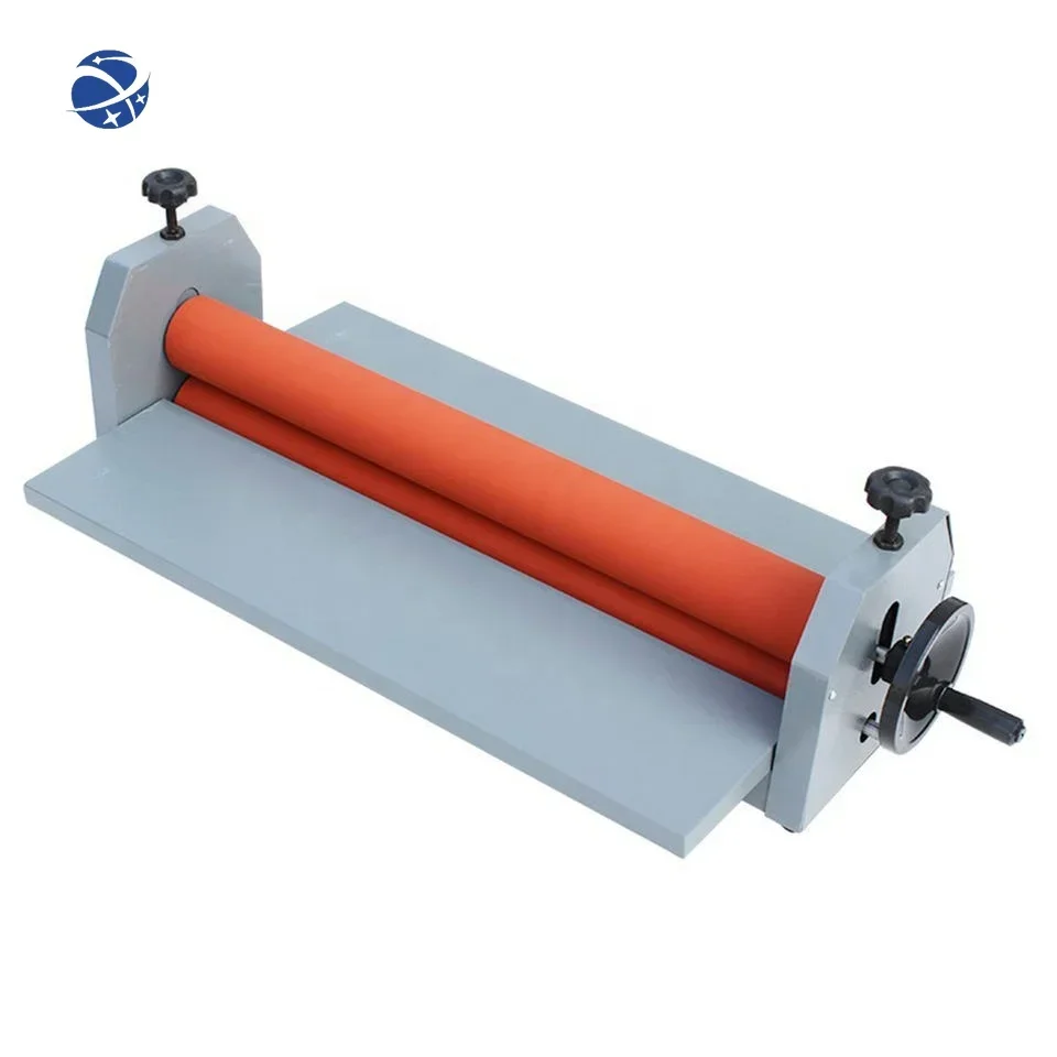 

RUICAI LBS1300 1300mm 51'' manual cold roll laminator with heavy duty roller and aluminum side pressure control