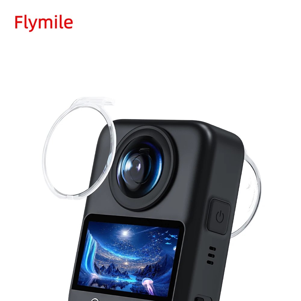 

Flymile Lens Cap Guard for DJI OSMO 360 Accessorise Lens Protector Cover Quick Release Scratch/Dust Proof Higher Transparency
