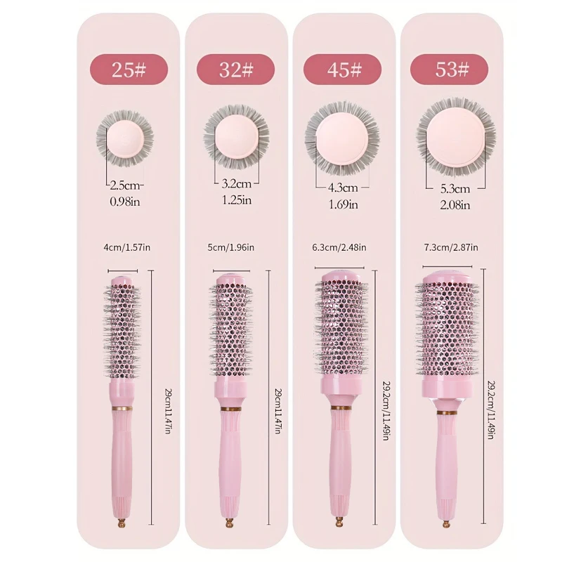2Pcs Professional Salon Hairdressing Anti-static Hairdressing And Curling Styling Barber Hair Dual Use Comb Salon Styling Tools - view 6