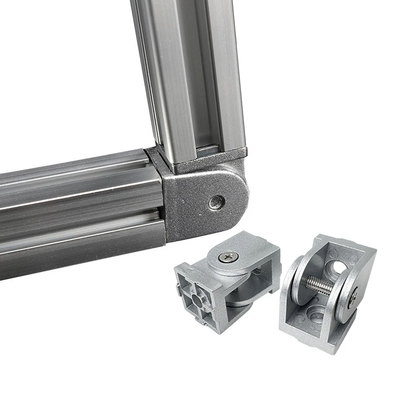 Aluminum Alloy Pivot Joint for Aluminum Extrusion Profile 2020 /3030/4040Series Flexible Pivot Joint 2020 Aluminum Profile