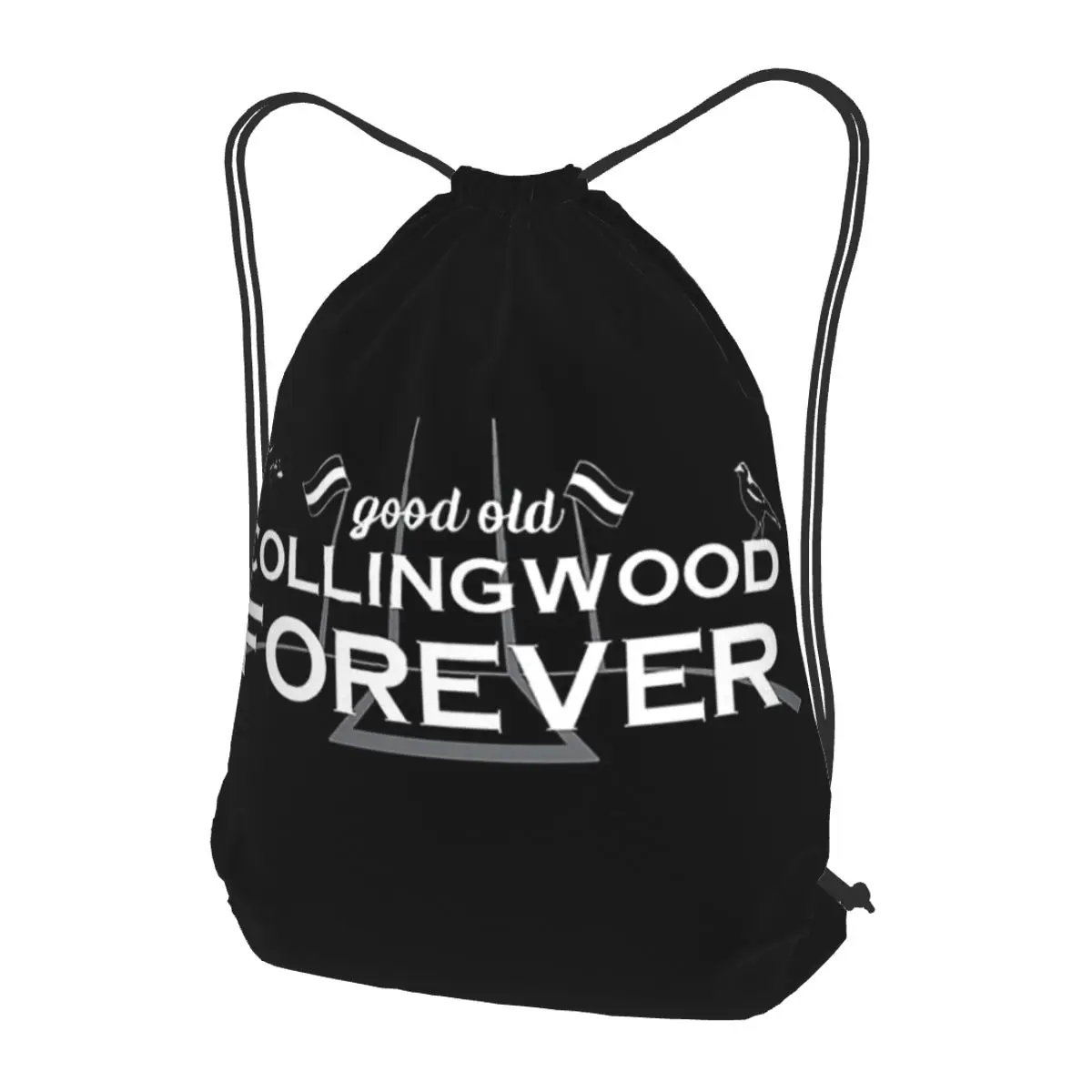 Good Old Collingwood Forever - Collingwood Theme Song Backpacks Casual Drawstring Bags Sports Bag Book Bags for Travel School
