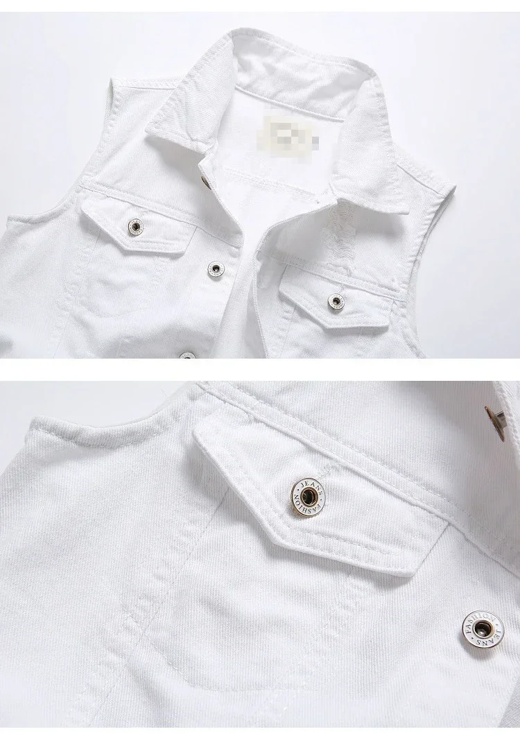Summer Mens Ripped Denim Vest Male Tank Top Washed Jeans Waistcoat Man Retro Cowboy Hip Hop White Sleeveless Jacket 34 S18ffe23e3f0f4721b1dce148f531bc06R