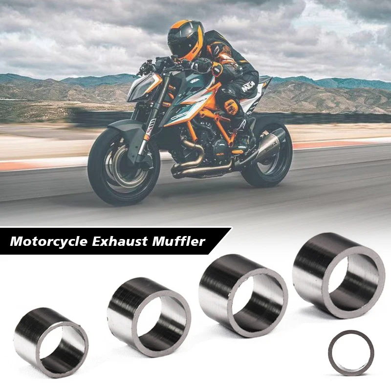 

Motoforti 16 Sizes Motorcycle Exhaust Muffler Pipe Gasket Graphite Seal Ring Silencer Connector for Motocross 42mm ID 48mm OD