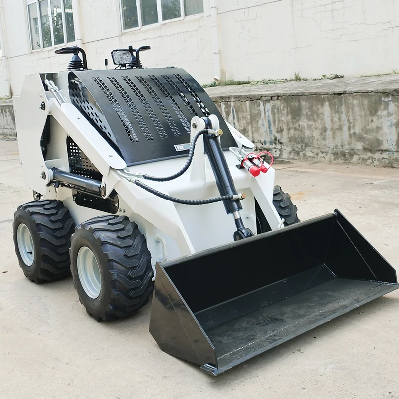 다기능 농업용 소형 컴팩트 디젤 휠 스키드 스티어 로더 CE EPA EURO5 스키드 스티어 로더
