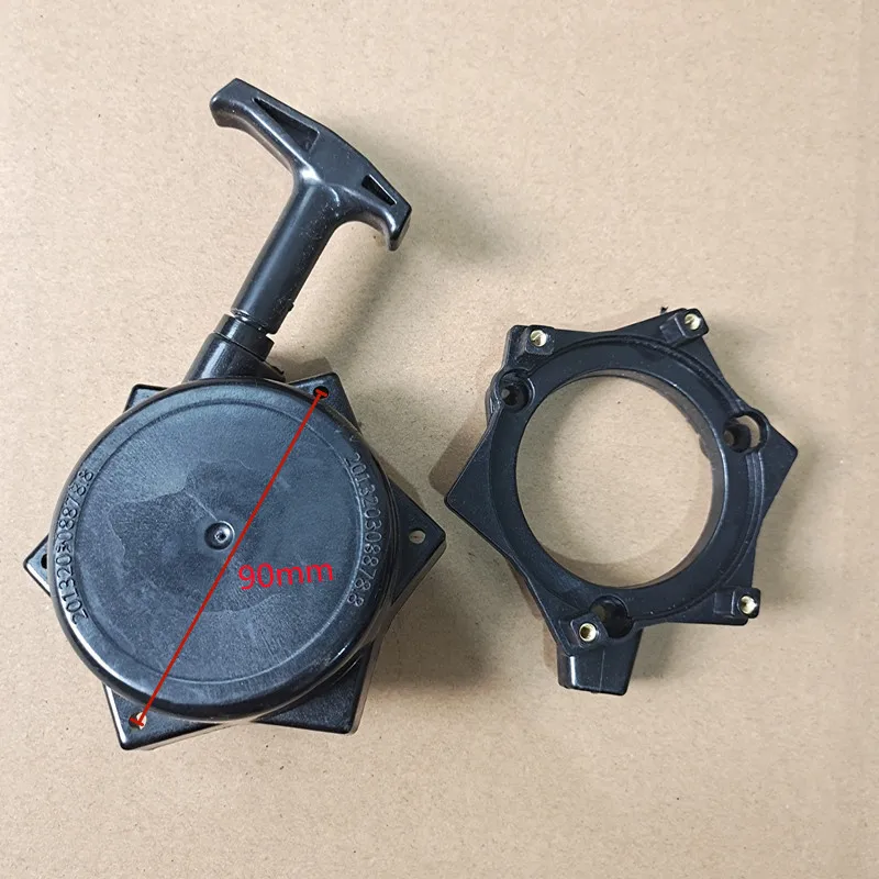 TU26 Recoil Easy Starter Fit For MITSUBISHI TL26 TL23 25.6CC 767 Sprayer Easy to Start 4T Pull Foot Mounting & Cover Assy 1E43