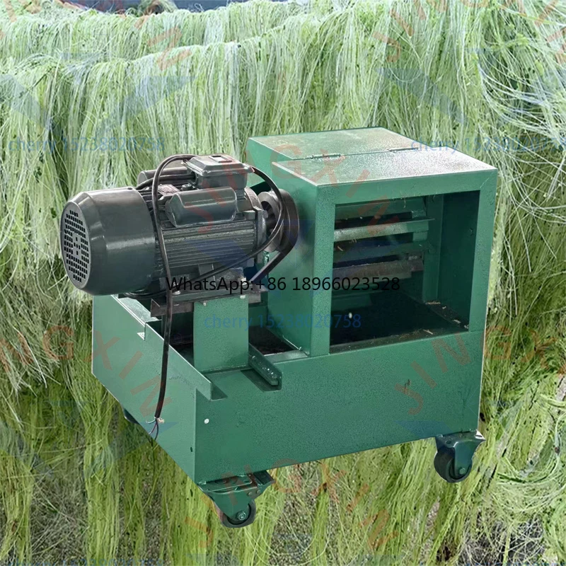 Machine flacon de fibres de gels, décorticateur de chanvre pour la fabrication de fibres de sisal