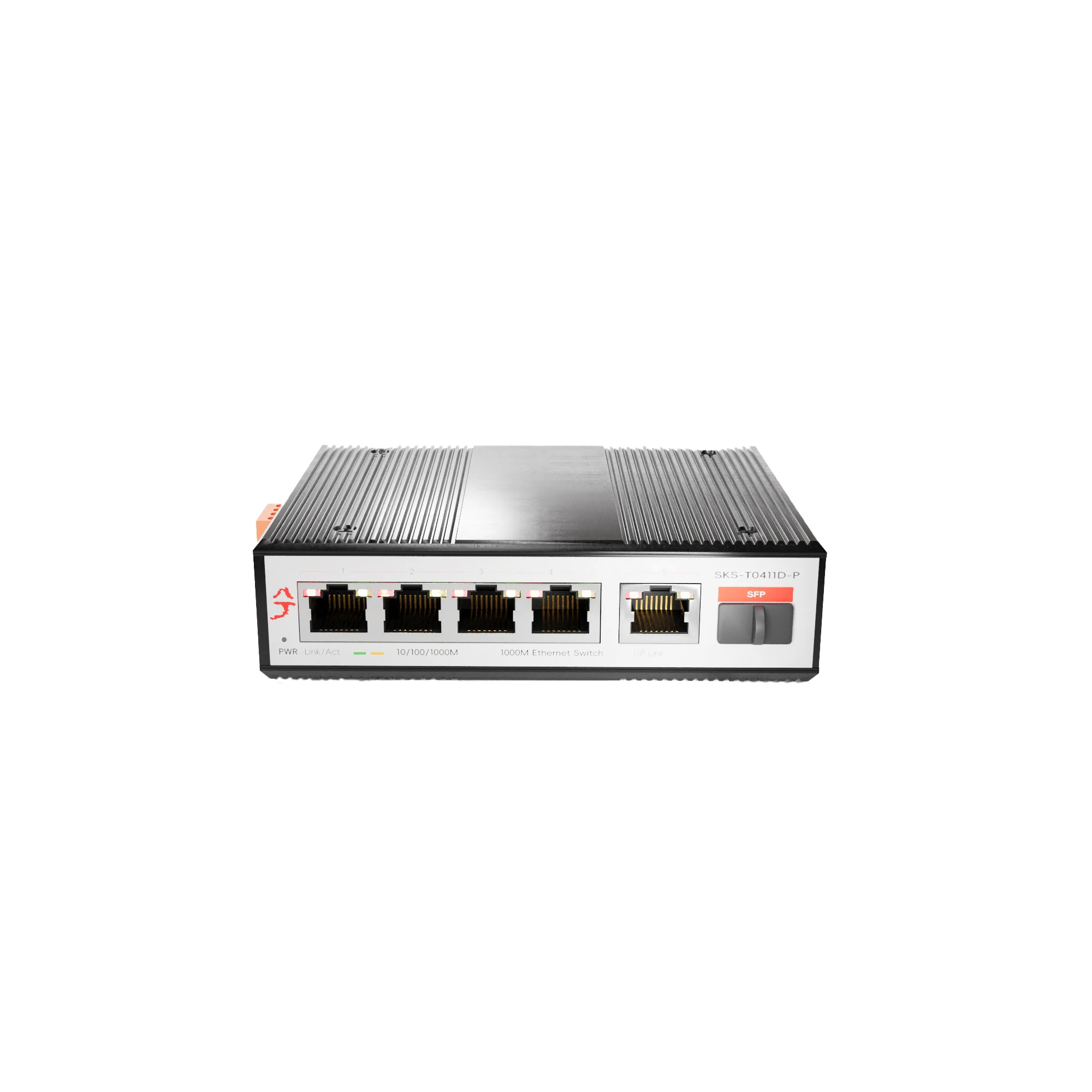 XikeStand-Switch Ethernet de alimentação com conexão dupla, 1G POE, 4 x PoE, 1G, RJ45, SFP + Suporte, DC44-55V Supply, 6 Portas