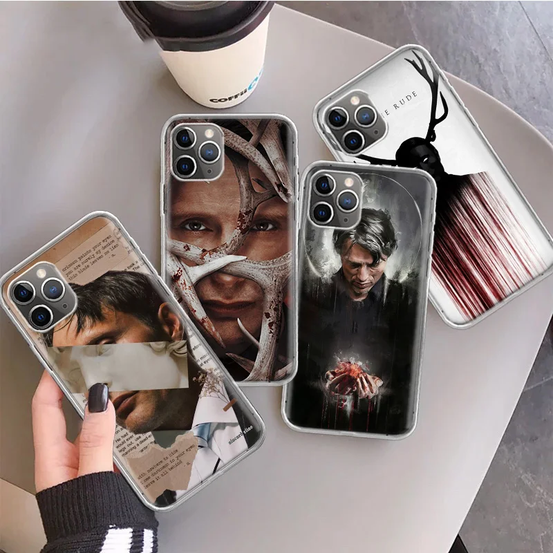 Hannibal Movie Silicon Call Phone Case For Apple iPhone 16 15 14 11 Pro Max 13 Plus 12 Mini 7 8 + X XR XS SE Cover Shell 11 13 1