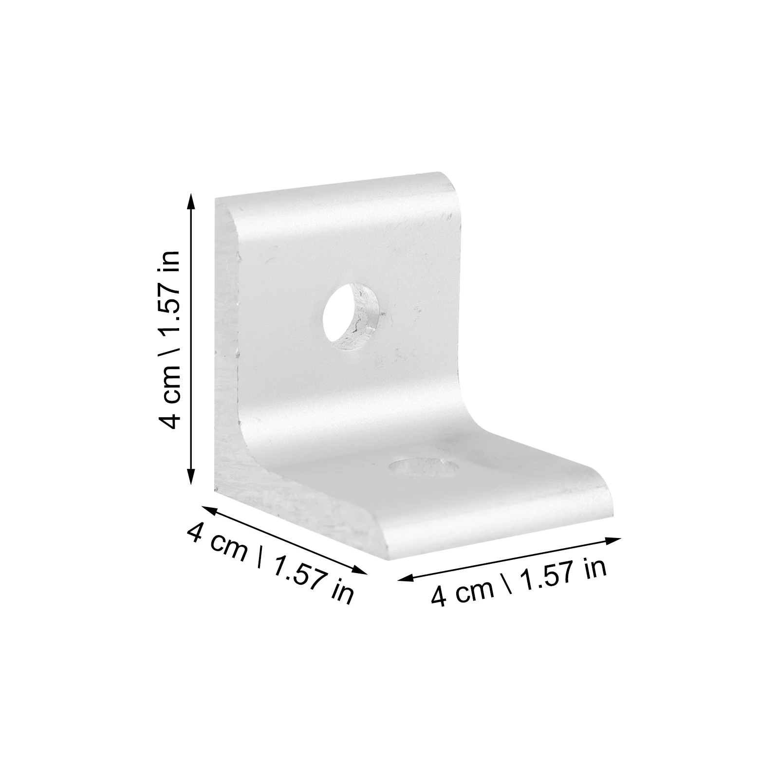 

10Pcs High Hardness Aluminum Alloy Inside Corner Bracket Extrusion Connector 4040 Profile Brackets